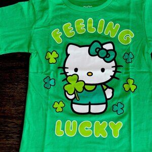St Patrick’s Day Hello Kitty Feeling Lucky Tshirt